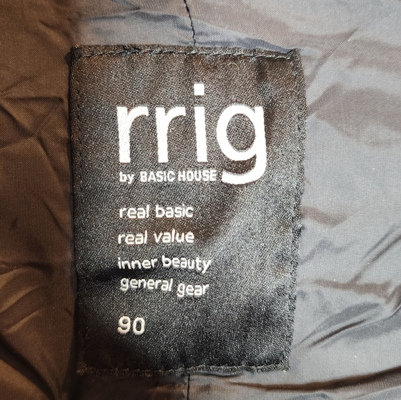 rrig by basic house korea black down long puffer coat estimated size xs/small. - Picture 13 of 16